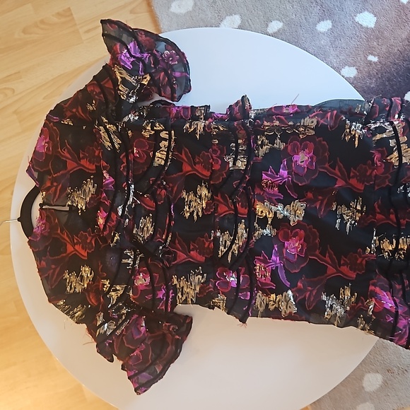 Tularosa Dress, XXS, Pink Red Black Gold - Picture 3 of 3